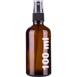 100 cc Amber Sprey Kapaklı 100 ml Siyah Fısfıs Kolonya Dezenfektan Cam Şişe 1 Adet