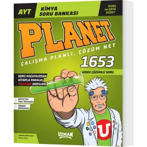 Uzman Yayınları Ayt Temel ve Orta Düzey Kimya Soru Bankası Planet