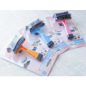 Otomatik Temizlenen Tuşlu Evcil Hayvan Kedi Köpek Fırçası