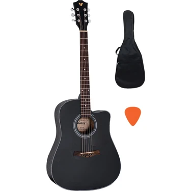 Valler AG240 BK Akustik Gitar (Kılıf ve Pena