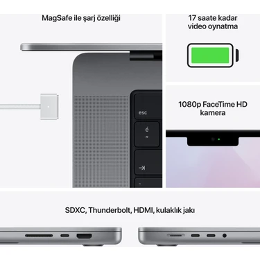 Apple MacBook M1 Pro 16GB 1TB SSD macOS 14