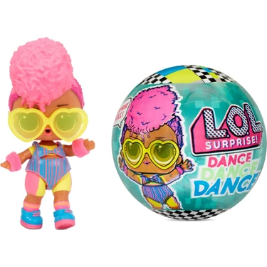 L.O.L. Surprise Dance Dance Dance Serisi Dans Bebek Figür Oyuncak – Mor Işık Fenerli, 8 Sürpriz,
