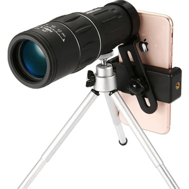 Okgoods Monoküler Spotting Teleskop Zoom Optik Lens Kaplama Lensler Optik Kapsam Dış Mekan 16 x 52