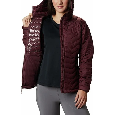 Columbia powder lite cheap hooded jacket womens