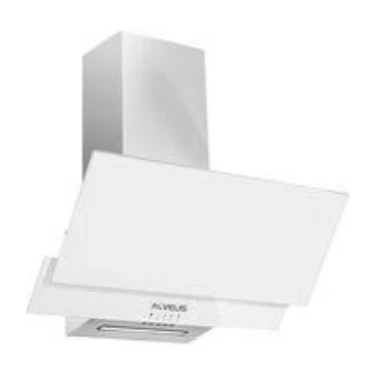Alveus Bacasız Borusuz F17/60 cm Cam Eğimli Beyaz Davlumbaz Karbon Filtre
