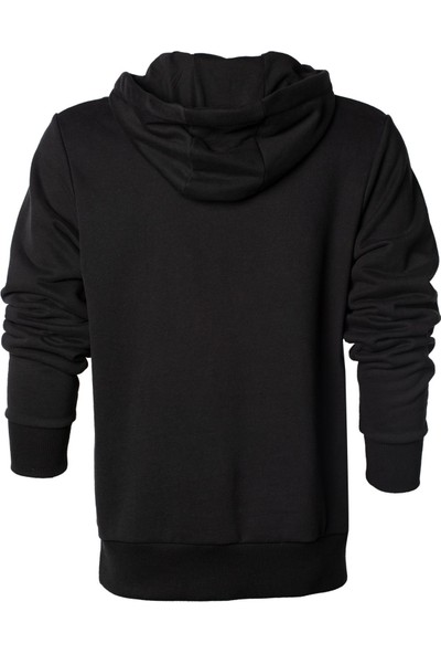 New Balance Erkek Siyah Kapüşonlu Sweatshirt MPH3111-BK