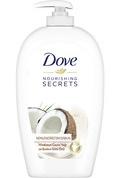 Dove Nemlendirici Sıvı Sabun Hindistan Cevizi Yağı ve Badem Sütü Özü 500 ML 1 Adet