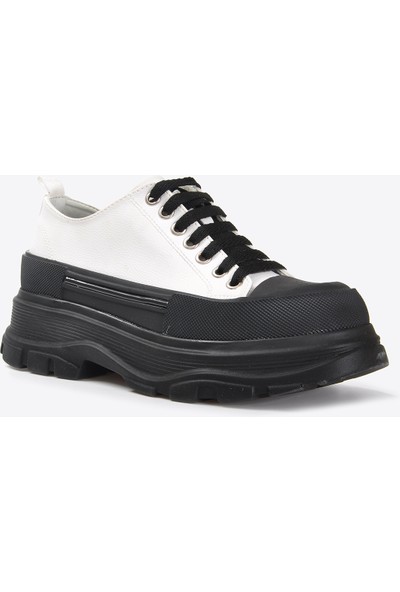 Vizon Ayakkabı Kadın Beyaz Sneaker VZN21K-003