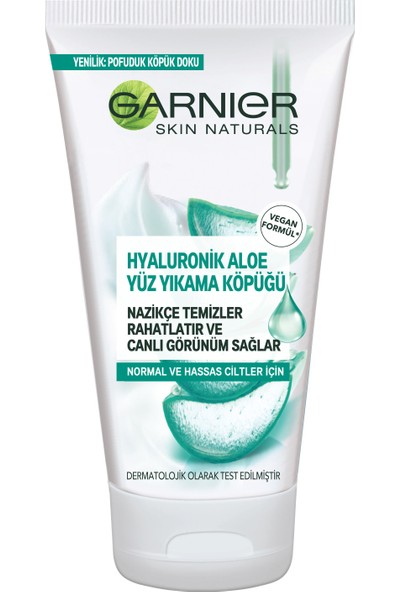 Garnier Hyaluronik Aloe Yüz Yıkama Köpüğü 150 ml