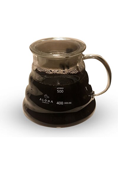 Aloha Cam Kahve Servis Ekıpmanı 600 ml - Glass Coffee Server 600 ml