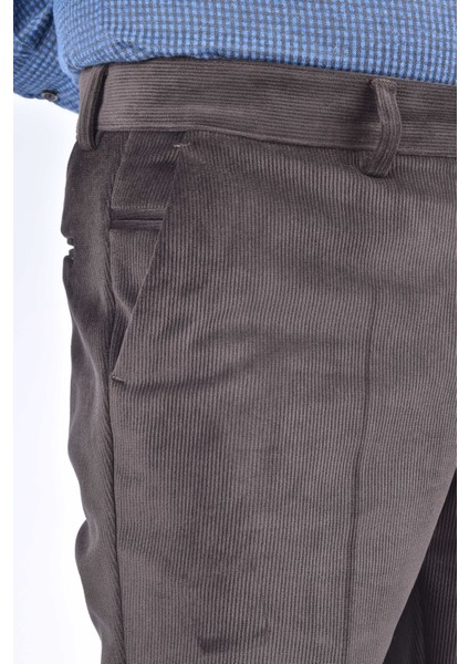 6016 Polarlı Kadife Pantolon/kahverengi/56 modelleri