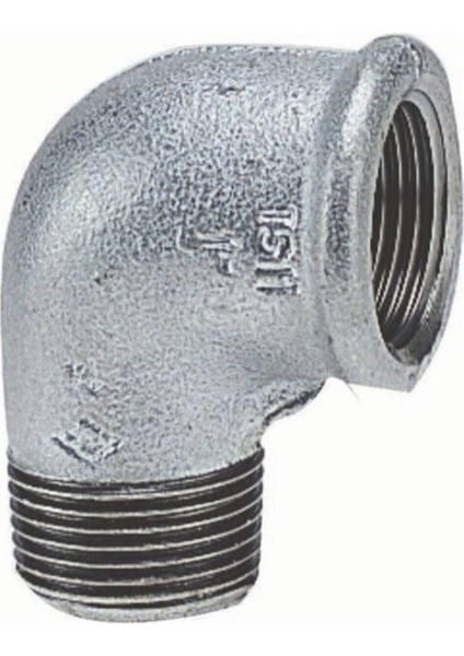 1" Galvaniz Kuyruklu Dirsek