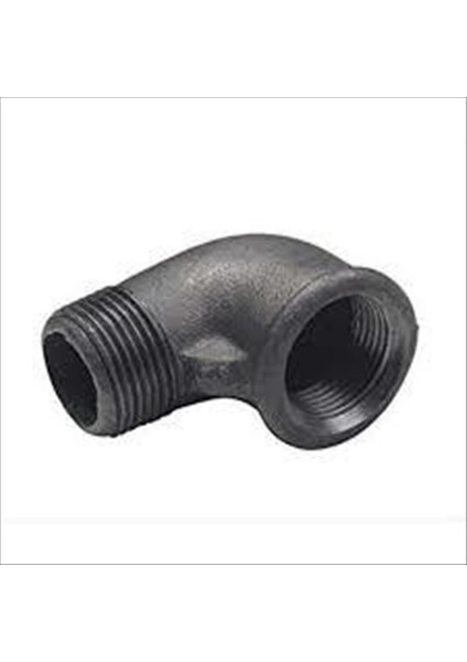 3/4" 90 Kuyruklu Dirsek Siyah