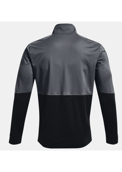 Under Armour Ua Pique Track Jacket Gri Erkek Eşofman Üstü 1366202-012