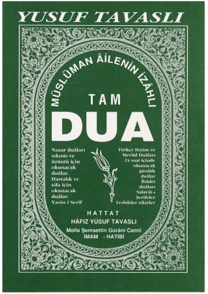 Müslüman Ailenin Izahlı Tam Dua Kitabı -Yusuf Tavaslı