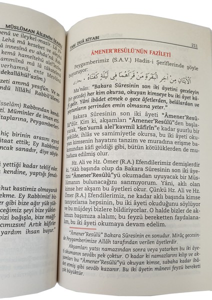 Müslüman Ailenin Izahlı Tam Dua Kitabı -Yusuf Tavaslı