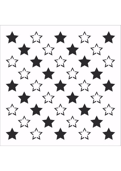 HD163 Home Dekor Stencil 45X45