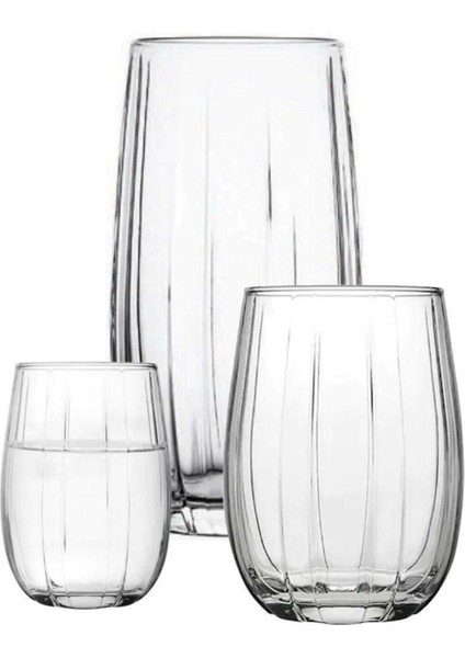 Paşabahçe Linka 18 Parça Su Meşrubat Kahve Yanı Bardağı Takımı Seti