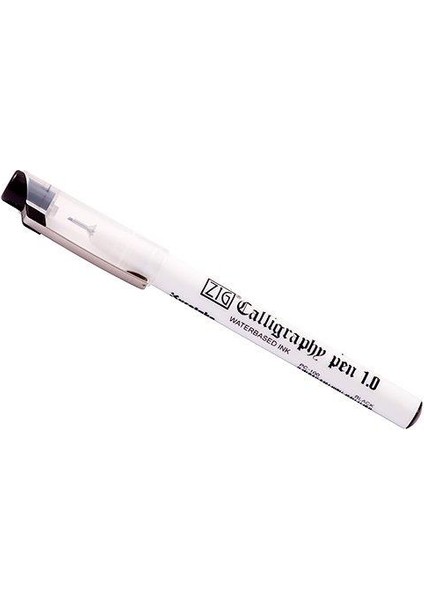 Calligraphy Pen Yan Kesik Kaligrafi Kalemi 1.0 mm Siyah