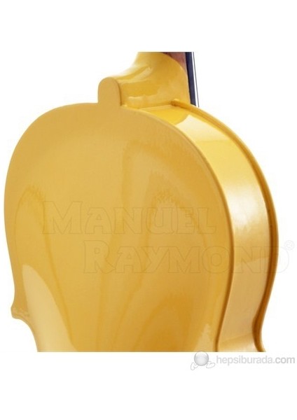 Keman 2/4 Metalik Sarı Tam Set Kalite Keman