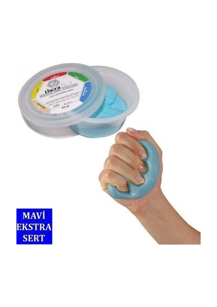 Msd Theraflex Putty El Egzersiz Hamuru Mavi Renk (Ekstra Güçlü) 85 gr