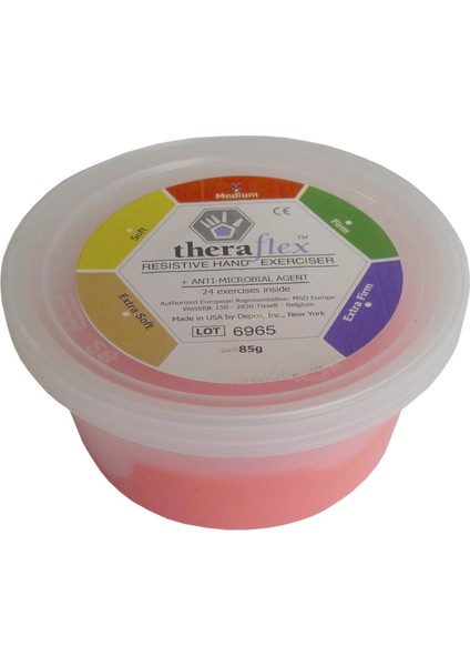 Msd Theraflex Putty El Egzersiz Hamuru Kırmızı Renk (Orta) 85 gr