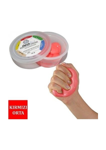 Msd Theraflex Putty El Egzersiz Hamuru Kırmızı Renk (Orta) 85 gr modelleri