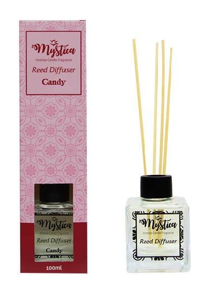 Mystica Oda Kokusu Bambu 100 ml Candy Bambu Çubuklu Oda Kokuları