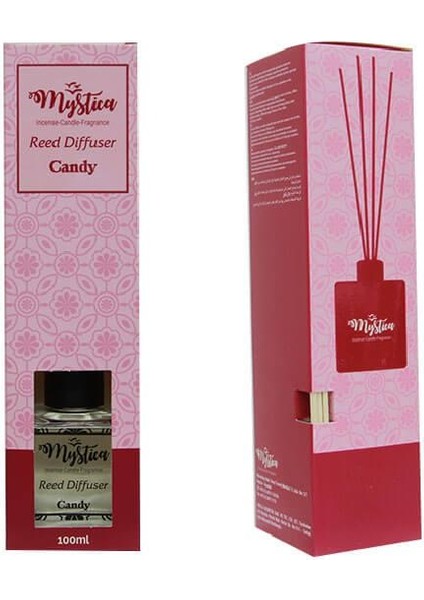 Mystica Oda Kokusu Bambu 100 ml Candy Bambu Çubuklu Oda Kokuları