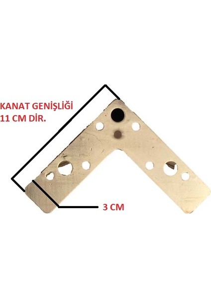 Telli Ayak Koltuk Kanepe Çekyat Sehpa Ayağı Gold Renk 18 cm 6 Adet