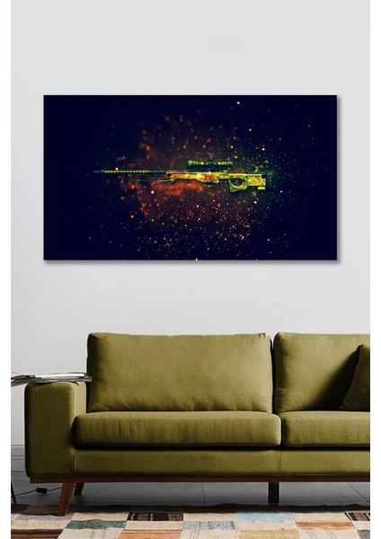 50X70 Dekoratif Cs Go Awp Kanvas Duvar Tablo