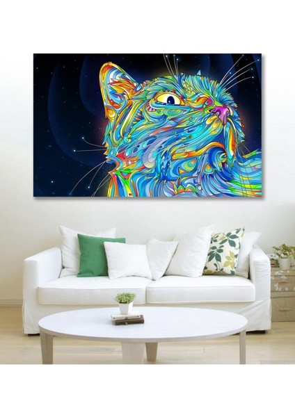 90X130 Dekoratif Cat Kanvas Duvar Tablo