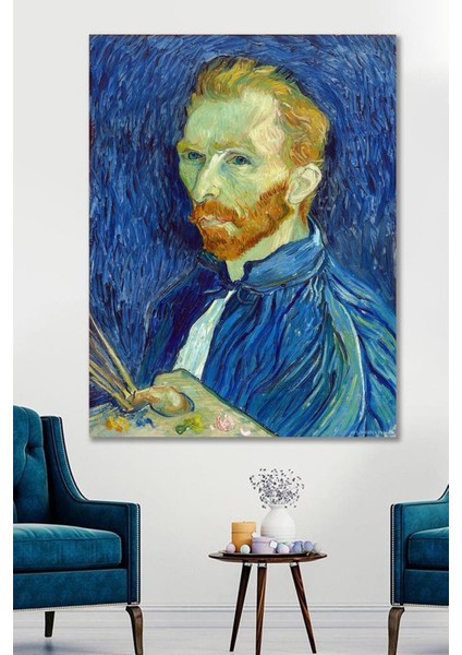 100X140 Dev Boyut Van Gogh Duvar Kanvas Tablo