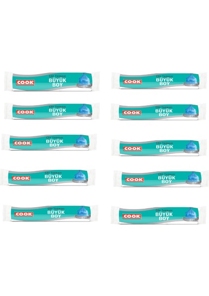 Çöp Torbası Büyük Boy 65 x 80 10'lu