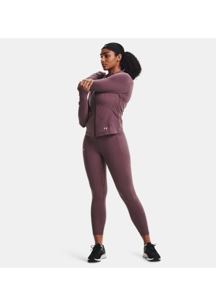 Kadın UA Meridian Rib Waistband Bilekte Tayt 1365801-554 modelleri