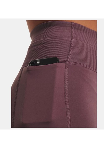 Kadın UA Meridian Rib Waistband Bilekte Tayt 1365801-554 fırsatları
