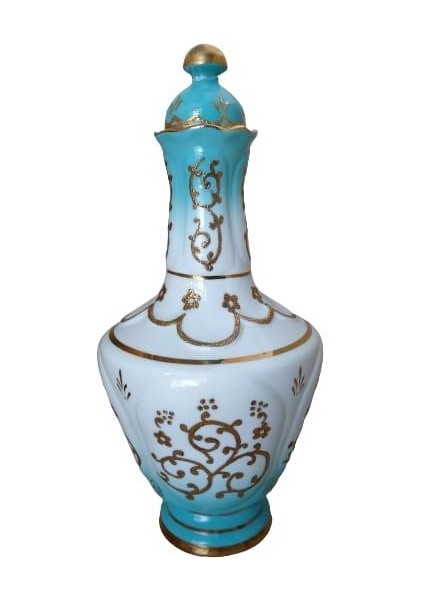 Paşa 25 cm Vazo Turkuaz Renk