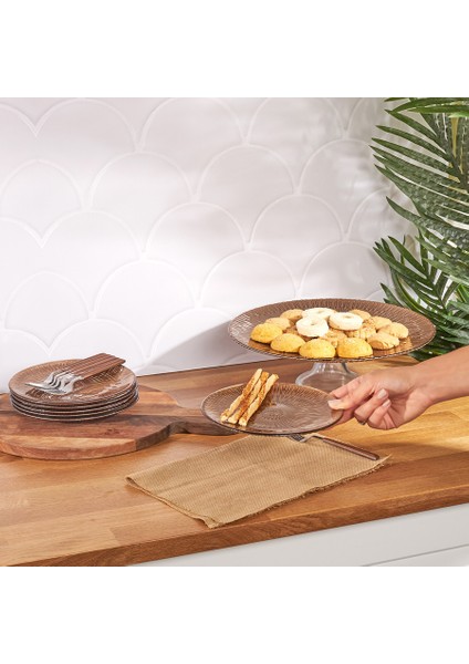 Merta Altın 8 Parça Pasta Takımı modelleri