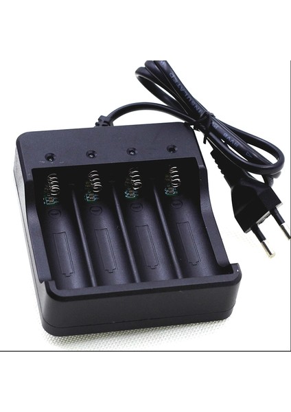 18650 Lithium Pil 4lü Şarj Cihazı