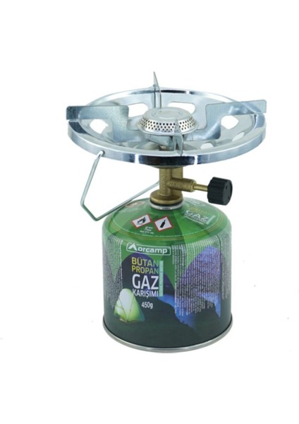 Kamp Ocak + 450 gr Gaz Kartuşu