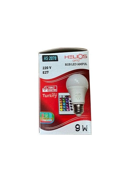 HS2078 Rgb Ampul 9 W fiyatları