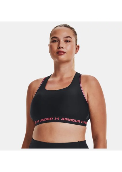 Kadın Armour® Mid Crossback 80s Spor Sütyeni 1365744-001 modelleri