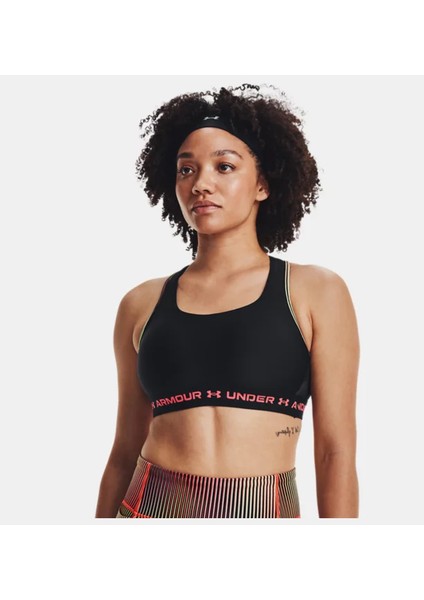 Kadın Armour® Mid Crossback 80s Spor Sütyeni 1365744-001 fırsatları