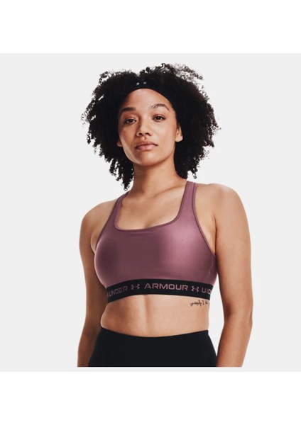 Kadın Armour® Mid Çapraz Sırtlı Spor Sütyeni 1361034-554 fırsatları