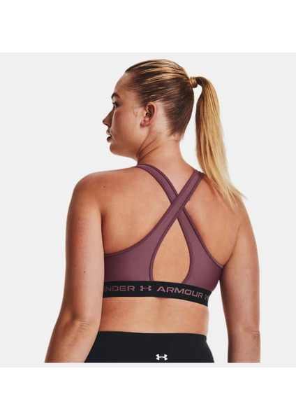 Kadın Armour® Mid Çapraz Sırtlı Spor Sütyeni 1361034-554 indirimleri