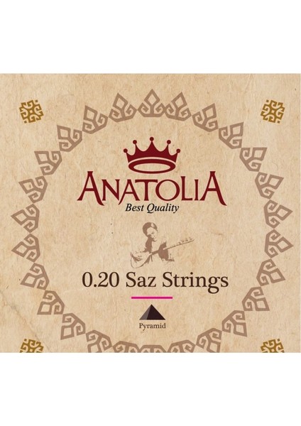 Anatolia 0.20 Uzun Sap Bağlama Teli
