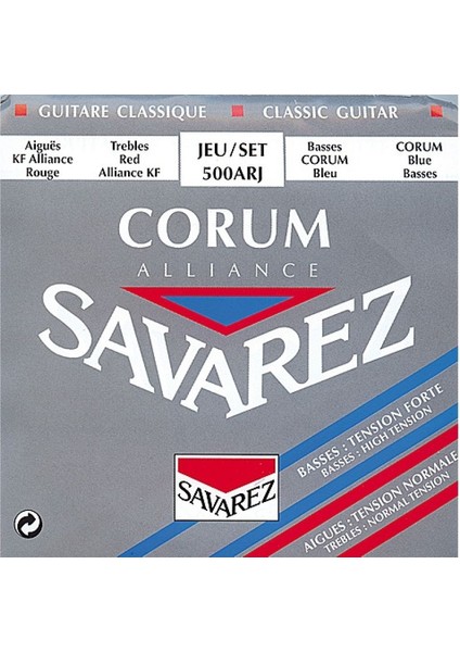 500ARJ Alliance Cantiga Blue Forte Klasik Gitar Teli
