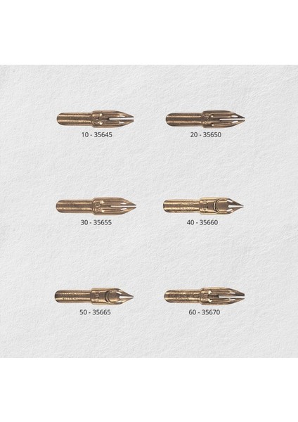 William Mitchell : Scroll Nibs : No 50