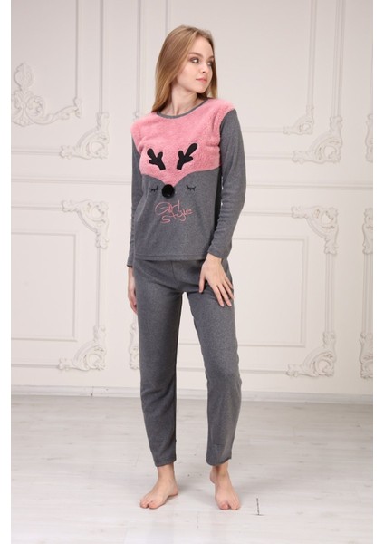 Baskılı Interlok Kadın Pijama Takım