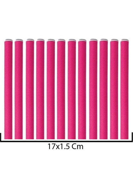 12'li Sosis Bigudi - Pembe